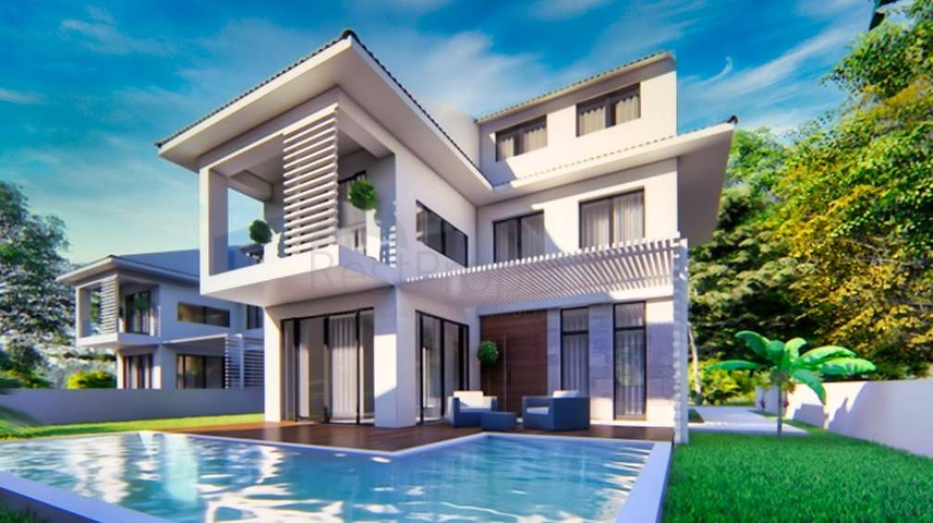 Элитная вилла 6+1 с личным бассейном в Чалыше Фетхие