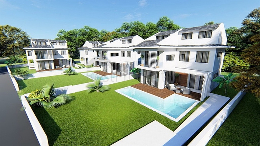 Элитная вилла 6+1 с личным бассейном в Чалыше Фетхие