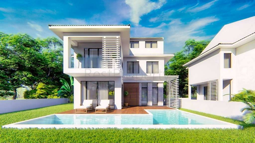 Элитная вилла 6+1 с личным бассейном в Чалыше Фетхие