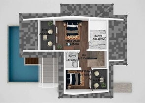 Элитная вилла 6+1 с личным бассейном в Чалыше Фетхие