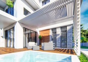 Элитная вилла 6+1 с личным бассейном в Чалыше Фетхие