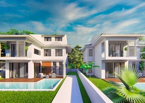 Элитная вилла 6+1 с личным бассейном в Чалыше Фетхие