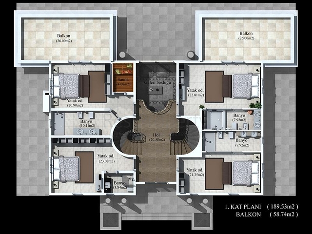 Шикарная вилла в районе Фетхие