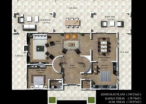 Шикарная вилла в районе Фетхие