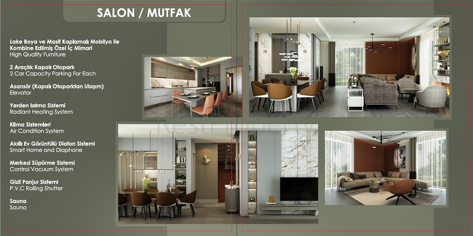 Новый инвестиционный проект,виллы в районе Коньяалты