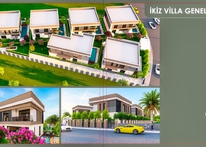 Новый инвестиционный проект,виллы в районе Коньяалты