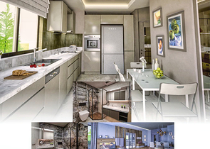 Новый комплекс с квартирами планировкой  3+1 в районе Дошемеалты  