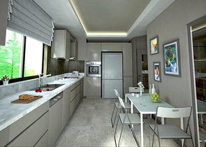 Новый комплекс с квартирами планировкой  3+1 в районе Дошемеалты  