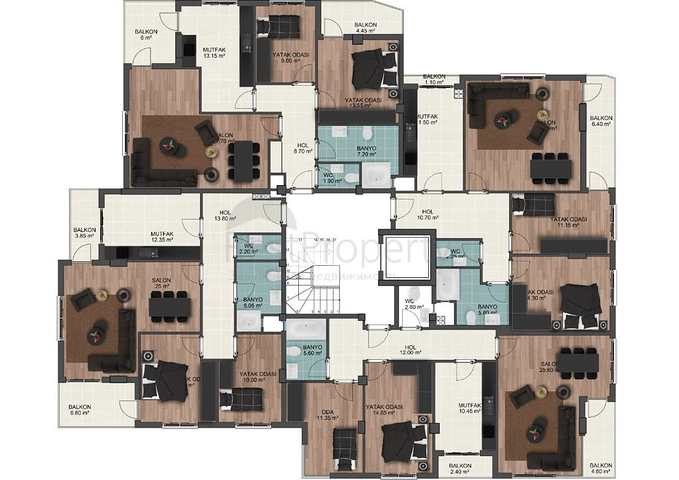 Новый комплекс в центре города