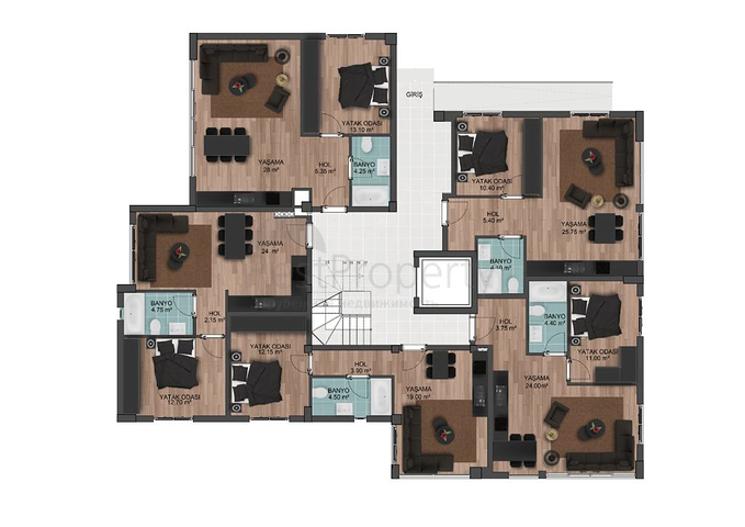 Новый комплекс в центре города