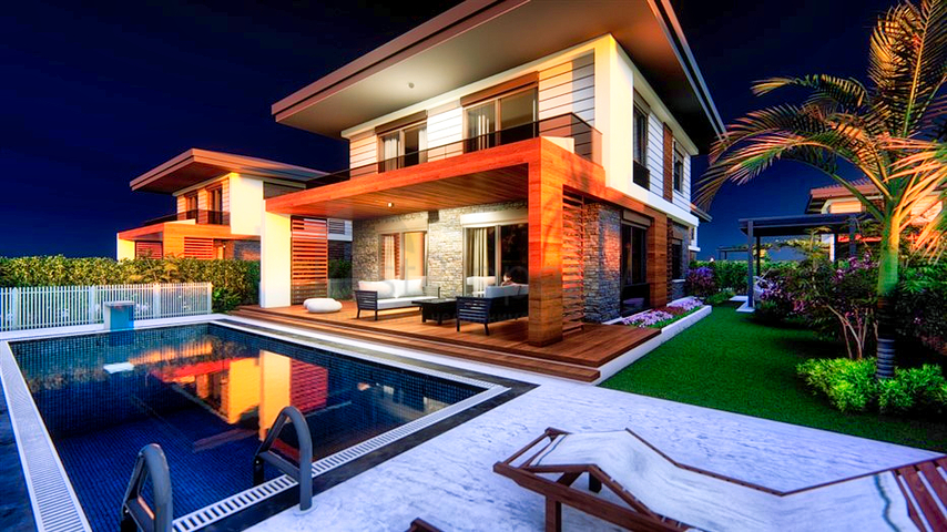 Комплекс с виллами в районе Белек - Анталия