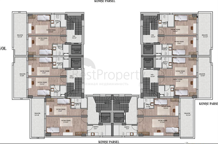 Инвестиционный проект , виллы в районе Моллаюсуф - Коньяалты 