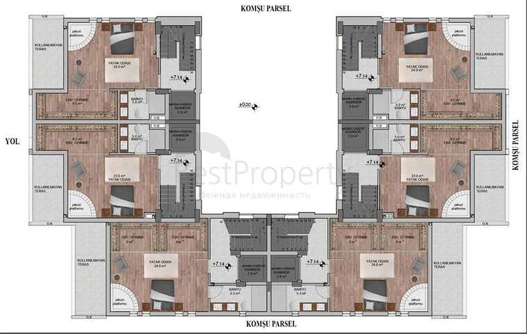 Инвестиционный проект , виллы в районе Моллаюсуф - Коньяалты 