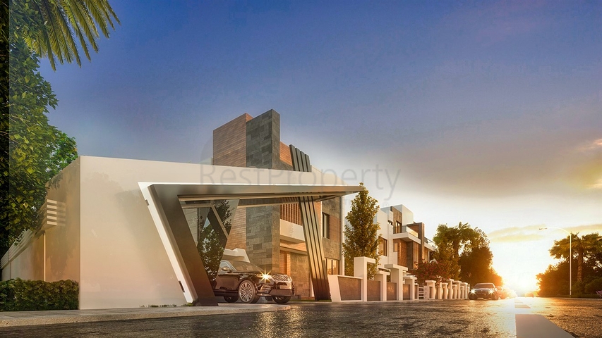 Уникальный проект вилл в микрорайоне  Моллаюсуф - Анталия