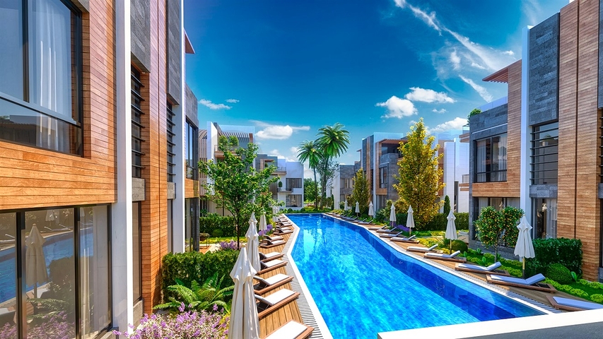 Уникальный проект вилл в микрорайоне  Моллаюсуф - Анталия