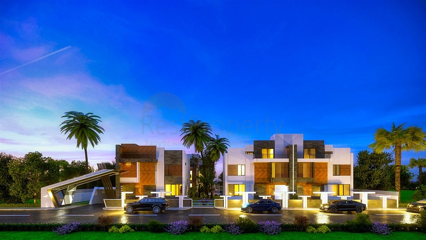 Уникальный проект вилл в микрорайоне  Моллаюсуф - Анталия