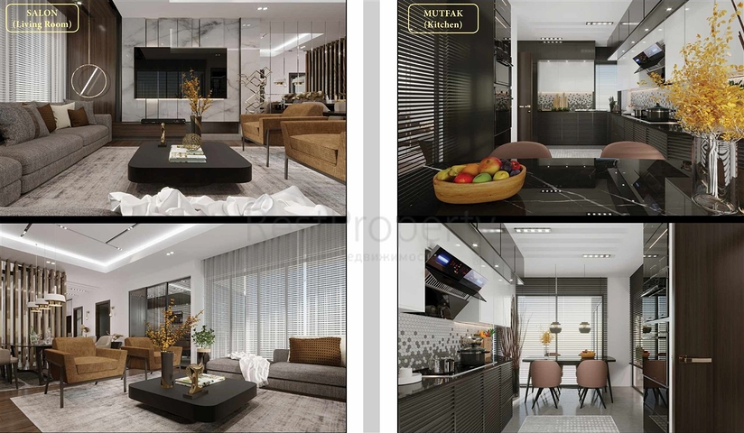 Уникальный проект вилл в микрорайоне  Моллаюсуф - Анталия