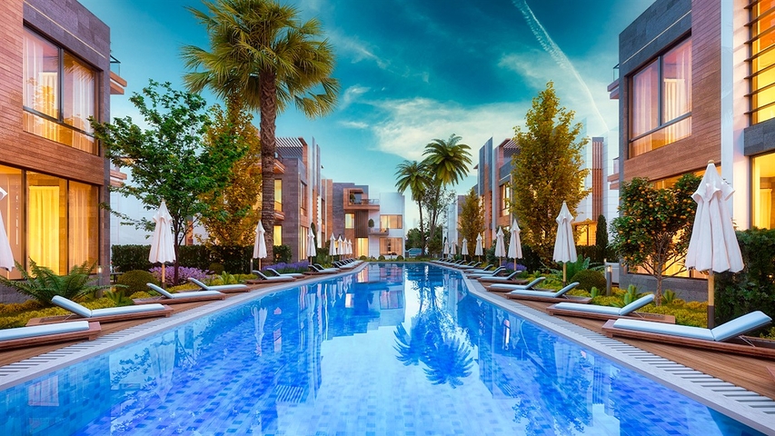 Уникальный проект вилл в микрорайоне  Моллаюсуф - Анталия