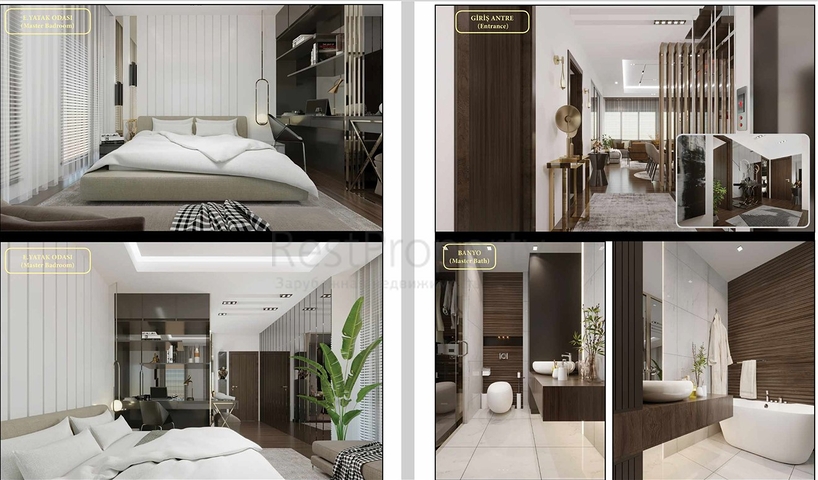 Уникальный проект вилл в микрорайоне  Моллаюсуф - Анталия