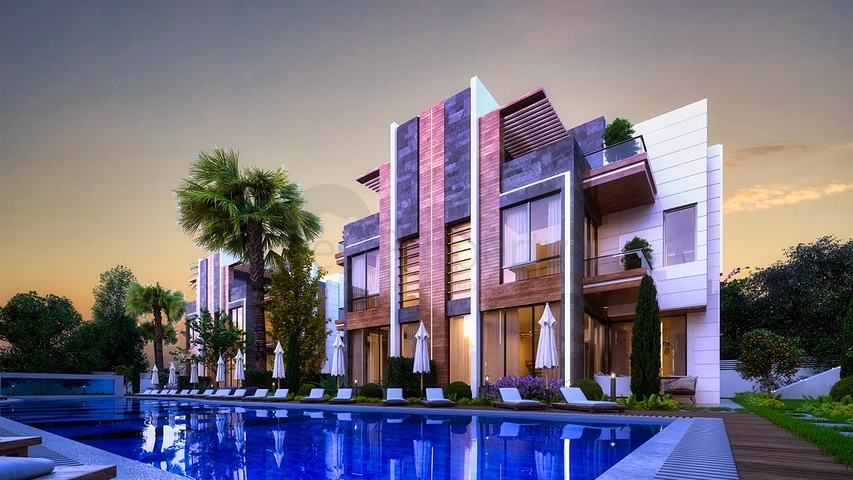 Уникальный проект вилл в микрорайоне  Моллаюсуф - Анталия