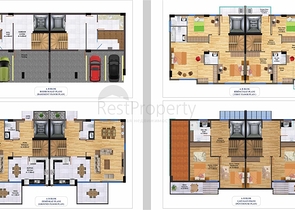 Уникальный проект вилл в микрорайоне  Моллаюсуф - Анталия
