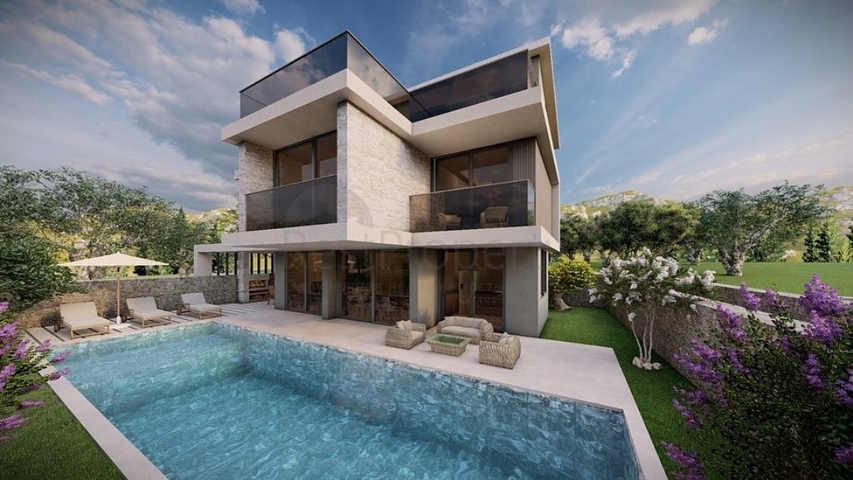 Вилла 5+1 в микрорайоне Калкан - Фетхие