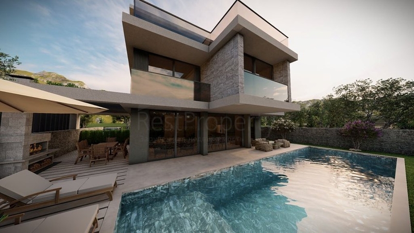 Вилла 5+1 в микрорайоне Калкан - Фетхие