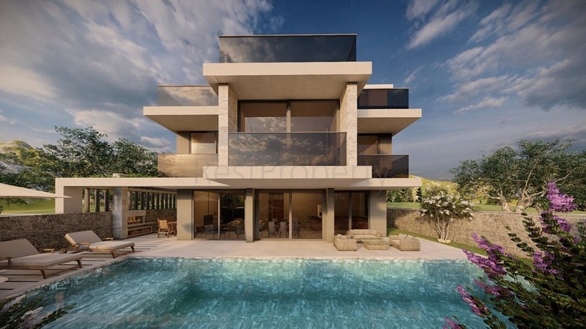 Вилла 5+1 в микрорайоне Калкан - Фетхие