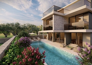 Вилла 5+1 в микрорайоне Калкан - Фетхие