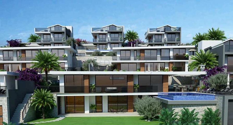 Вилла 4+1 в микрорайоне Калкан - Фетхие (Турция)