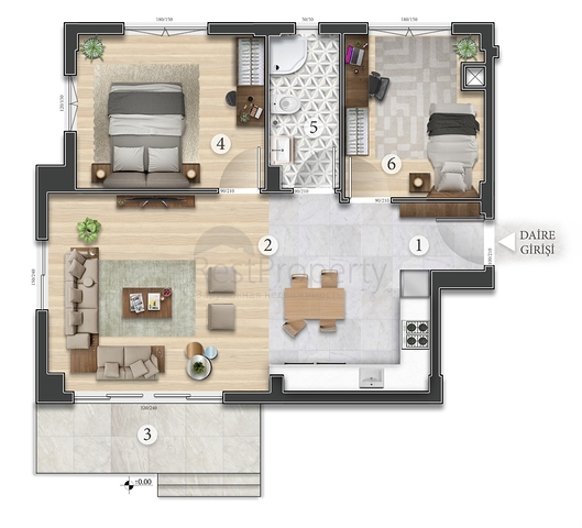 Инвестиционный проект в микрорайоне Алтынташ - Анталия
