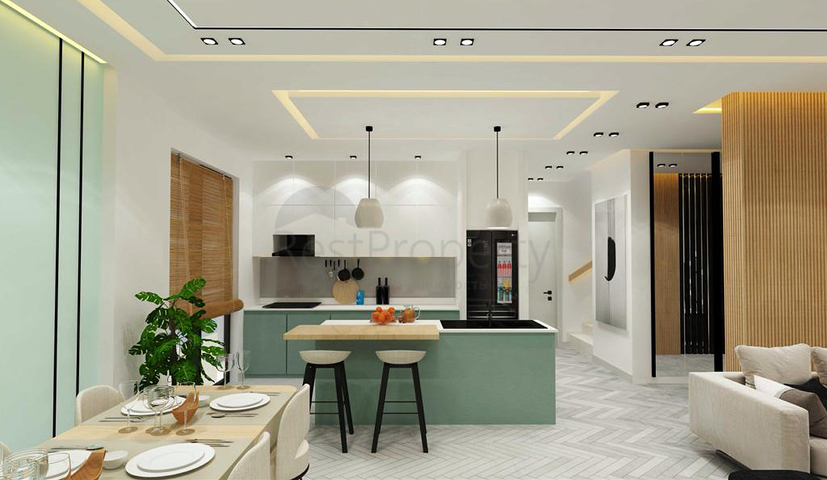 Виллы в микрорайоне Чамюва , Кемер - Анталия .