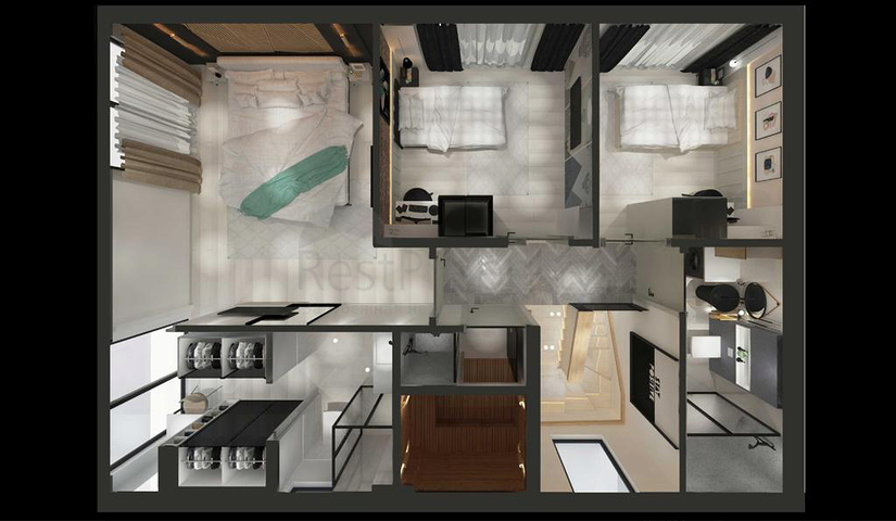 Виллы в микрорайоне Чамюва , Кемер - Анталия .