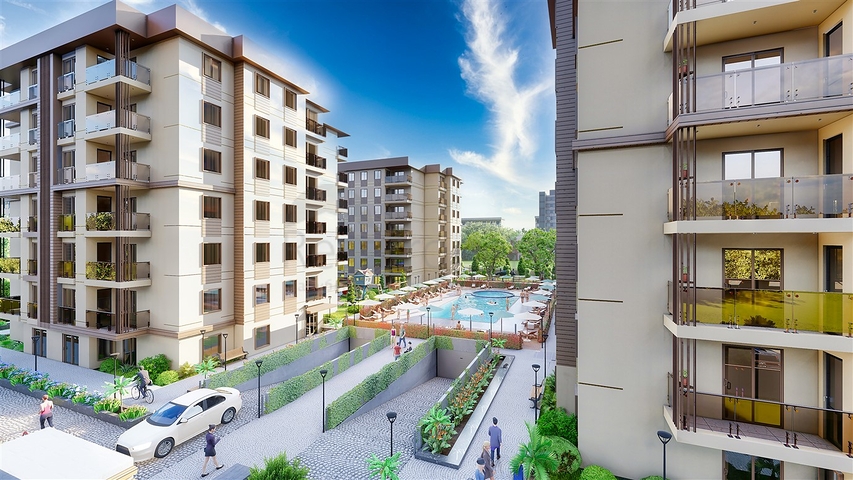 Квартиры 1+1, 4+2, 6+2 в районе Кепез - Анталия