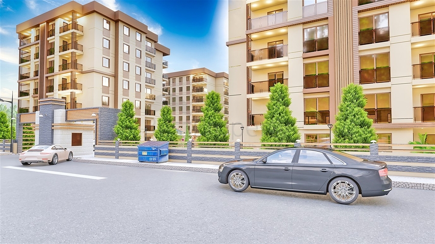 Квартиры 1+1, 4+2, 6+2 в районе Кепез - Анталия