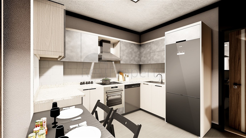 Квартиры 1+1, 4+2, 6+2 в районе Кепез - Анталия