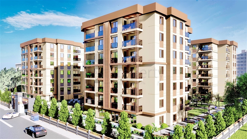 Квартиры 1+1, 4+2, 6+2 в районе Кепез - Анталия