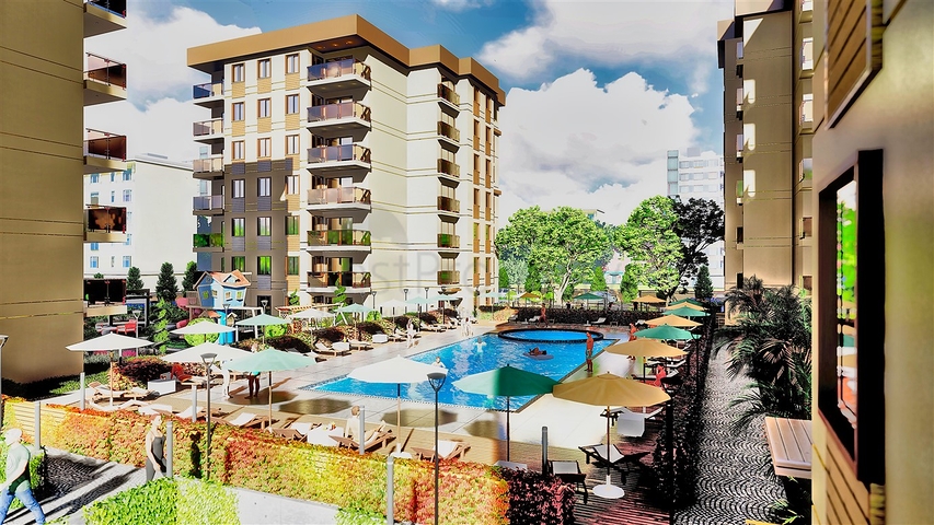 Квартиры 1+1, 4+2, 6+2 в районе Кепез - Анталия