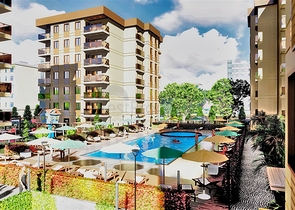 Квартиры 1+1, 4+2, 6+2 в районе Кепез - Анталия