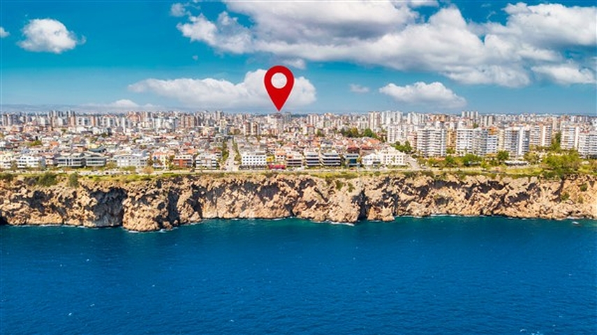 Квартира с великолепным видом на моря в микрорайоне Чаглаян - Анталия 