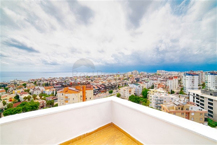 Квартира с великолепным видом на моря в микрорайоне Чаглаян - Анталия 