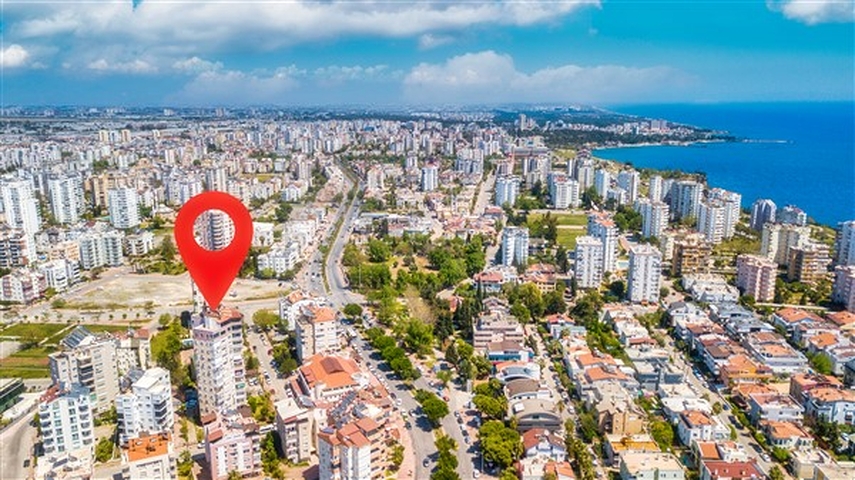 Квартира с великолепным видом на моря в микрорайоне Чаглаян - Анталия 