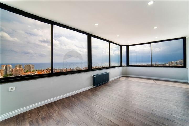 Квартира с великолепным видом на моря в микрорайоне Чаглаян - Анталия 