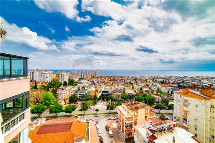 Квартира с великолепным видом на моря в микрорайоне Чаглаян - Анталия 