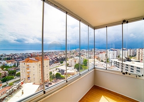 Квартира с великолепным видом на моря в микрорайоне Чаглаян - Анталия 