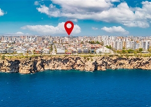 Квартира с великолепным видом на моря в микрорайоне Чаглаян - Анталия 