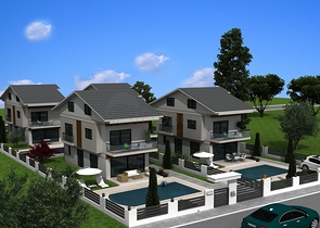 Близится к завершению 4-х спальная вилла с большим бассейном Фетхие