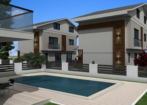 Близится к завершению 4-х спальная вилла с большим бассейном Фетхие