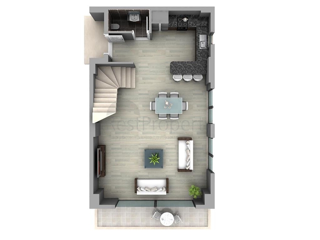 Квартира 2+1 4+1 и Отдельно стоящая  вилла с 4 спальнями на продажу в районе Коджа-Чалис