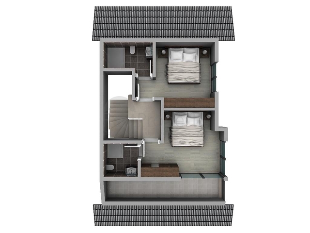 Квартира 2+1 4+1 и Отдельно стоящая  вилла с 4 спальнями на продажу в районе Коджа-Чалис